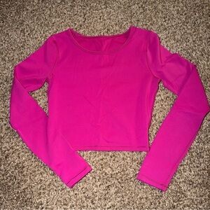 lululemon athletica Pink Long Sleeve Top
